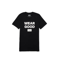 Wear Good Short Sleeve Crew Tee Black - Front View