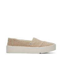 Verona Slip On Sneaker Natural - Side View