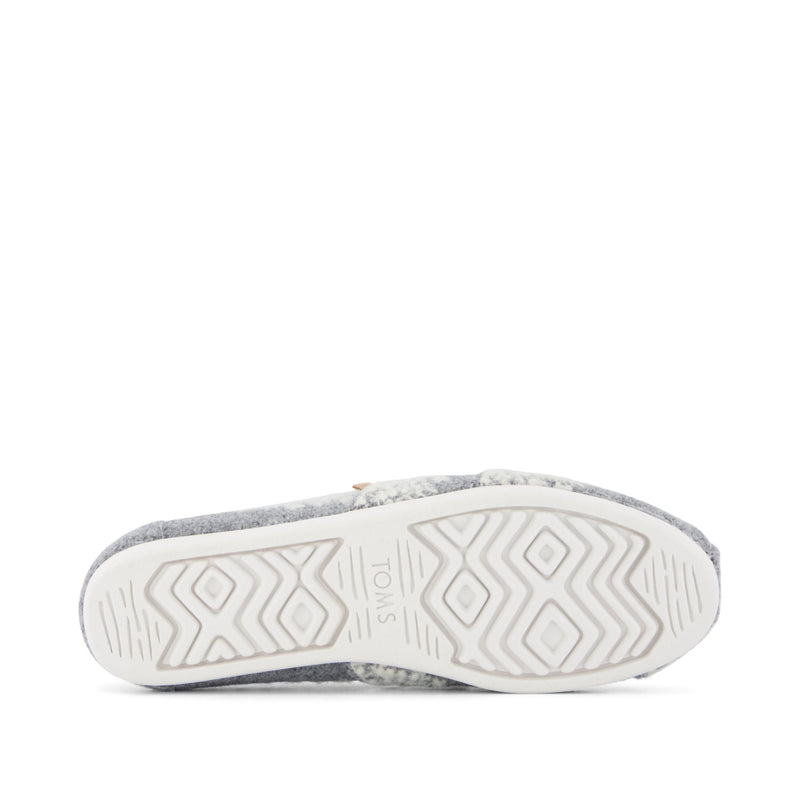 Alpargata Classic Fuzzy Fair Isle - Bottom Sole View Alpargata Classic Fuzzy Fair Isle - Bottom Sole View