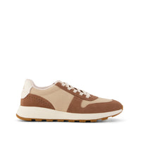 TRVL LITE Retro Runner Sneaker Water Repellent Brown Sugar - Side View