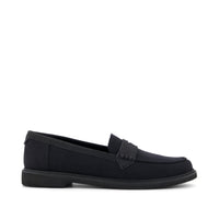 Marie Loafer Black Textile - Side View