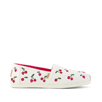 Alpargata Classic Cherry Embroidery - Side View